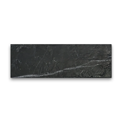 Avant Garde Nero Marquina 4" x 12" Modern Tumbled Rectangle