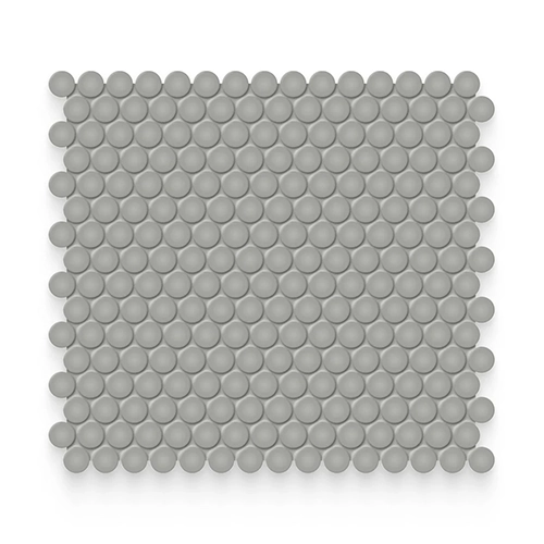 Essential Cement Chic 0.75" x 0.75" Penny Round Glossy