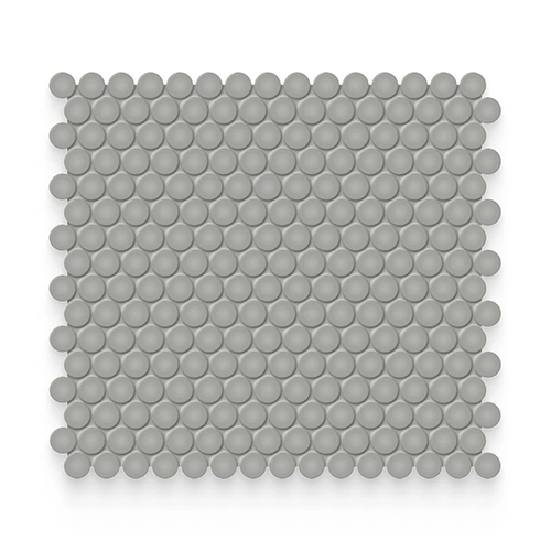 Essential Cement Chic 0.75" x 0.75" Penny Round Matte