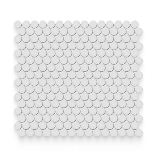 Essential Gallery Grey 0.75" x 0.75" Penny Round Matte