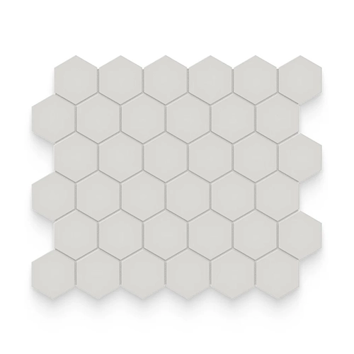 Essential Halo Grey 2" x 2" Hexagon Matte
