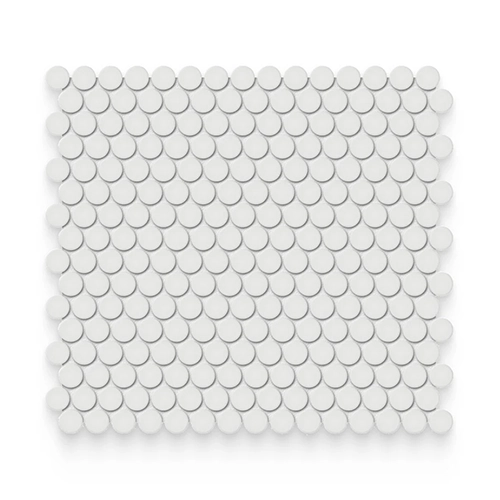Essential Vintage Grey 0.75" x 0.75" Penny Round Matte