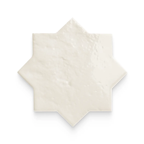 Star and Cross Snow 6" x 6" Star Glossy