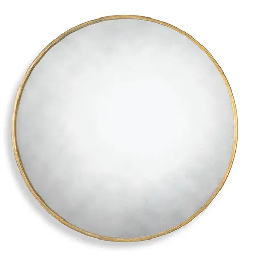 Junius Round Gold Mirror