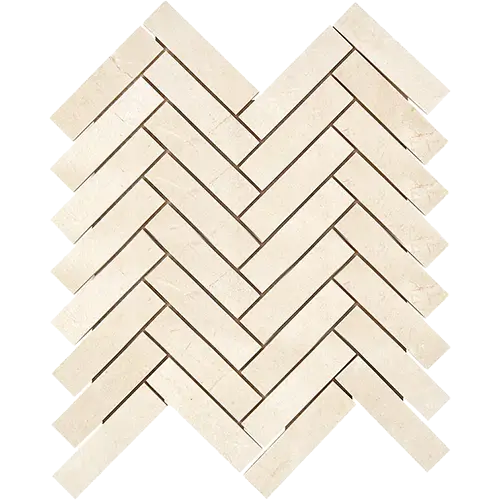 Crema Marfil 1" x 4" Herringbone