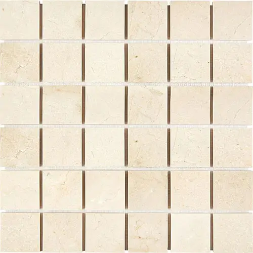 Crema Marfil 2" x 2" Mosaic