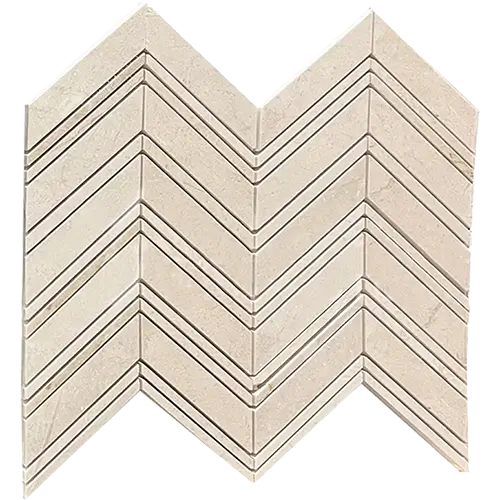 Crema Marfil Large Chevron w/ Crema Marfil