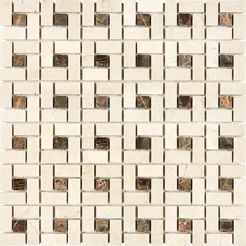 Crema Marfil Mini Pinwheel