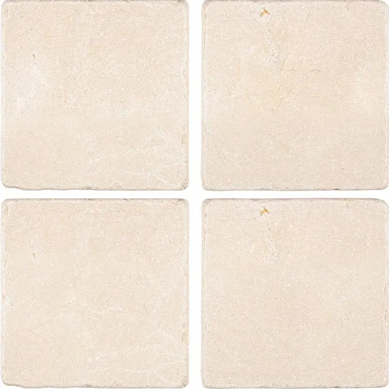Crema Marfil Tumbled 6" x 6"