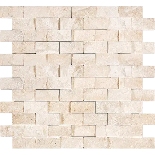 Diano Royal Split-Faced 1" x 2" Brick Mosaic