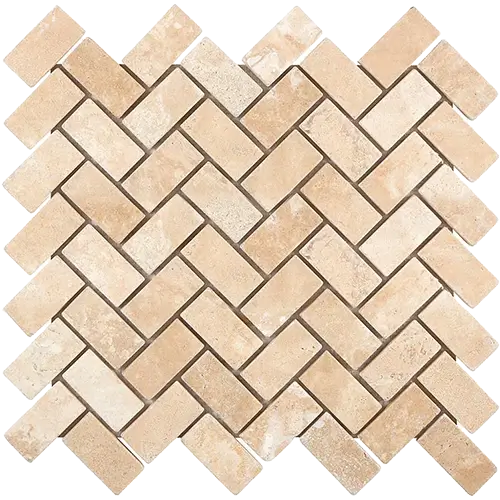 Durango Tumbled 1" x 2" Herringbone