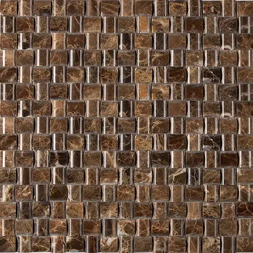 Emperador Dark Polished 3-D Small-Bread
