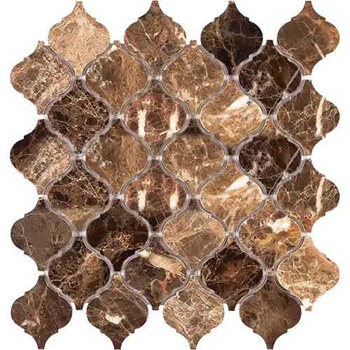 Emperador Dark Polished 3" Lantern