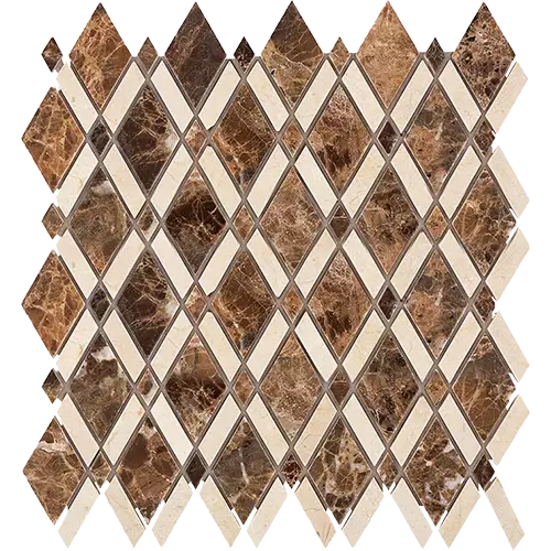 Emperador Dark Polished Lattice