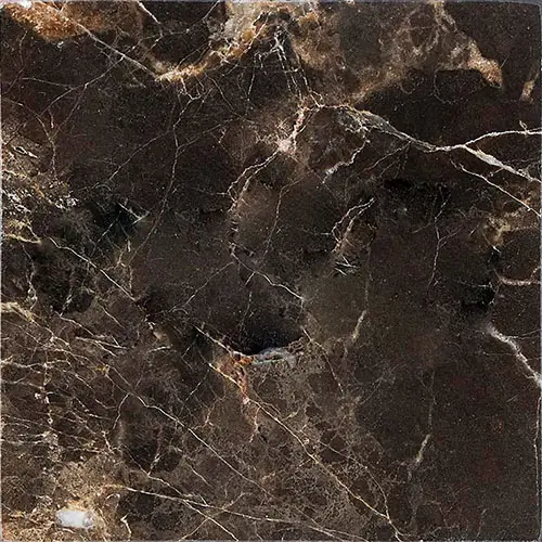 Emperador Dark Polished Micro-Beveled 12" x 12"