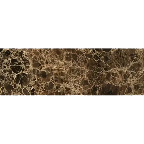 Emperador Dark Polished Micro-Beveled 4" x 12"