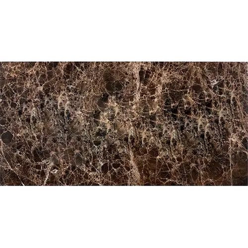 Emperador Dark Polished Micro-Beveled 6" x 12"