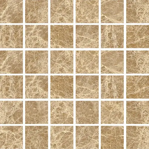 Emperador Light Polished 2" x 2" Mosaic