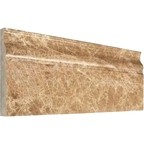 Emperador Light Polished Baseboard 4 3/4" x 12"