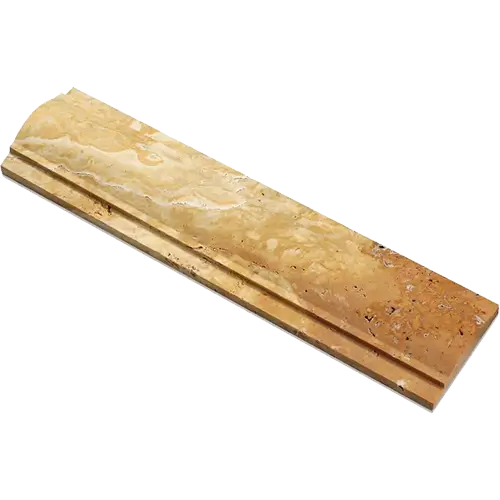 Gold / Yellow Honed Arch / Baldwin Molding 3" x 12"