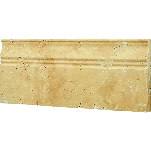 Gold / Yellow Honed Baseboard 5" x 12"