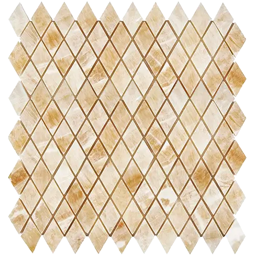 Honey Giallo Crystal Polished 1" x 2" Diamond
