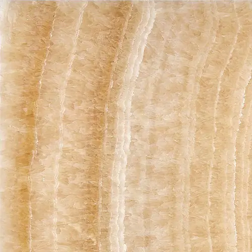 Honey Giallo Crystal Polished Micro-Beveled 12" x 12"