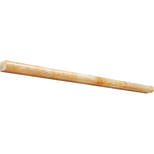 Honey Giallo Crystal Polished Pencil Liner 1/2" x 12"