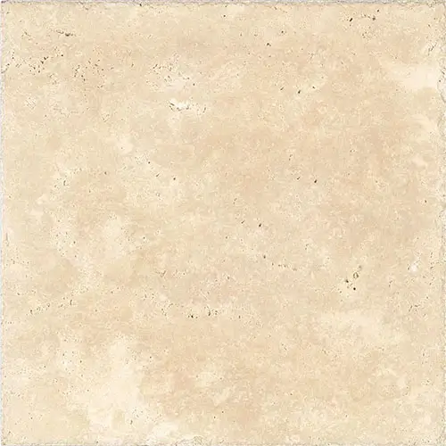 Ivory / Light Cross-Cut Unfilled, Brushed & Chiseled 24" x 24"