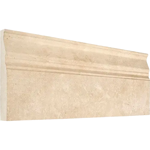 Ivory / Light Honed Baseboard 5" x 12"