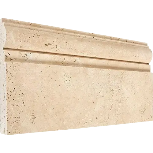 Ivory / Light Honed Baseboard 6" x 12"