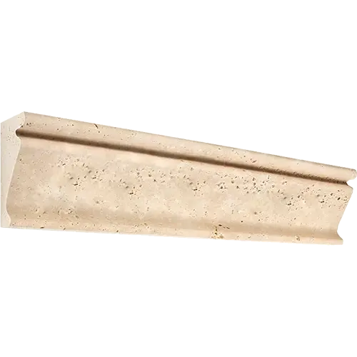 Ivory / Light Honed Crown Molding 2 1/2" x 12"