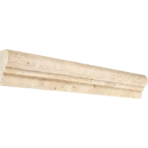 Ivory / Light Honed OG-1 Single-step Chair Rail