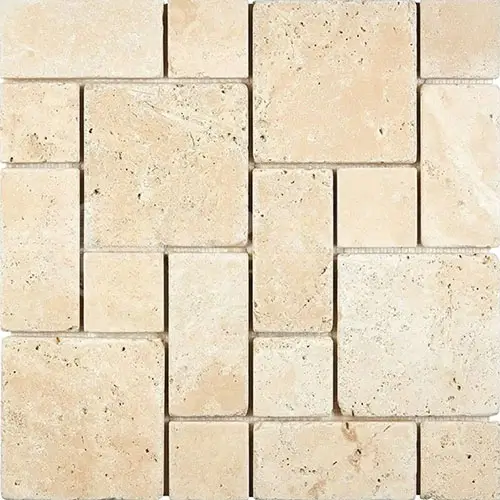 Ivory / Light Tumbled 3pcs Mini-Pattern