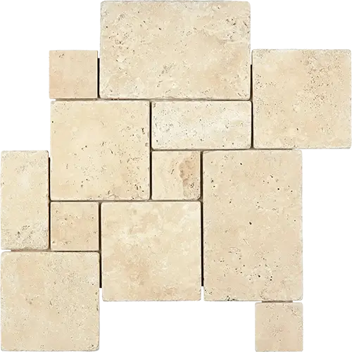 Ivory / Light Tumbled OPUS Mini-Pattern