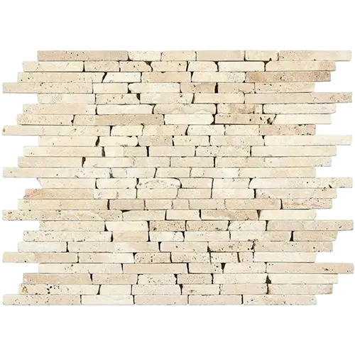 Ivory / Light Tumbled Random-Strip