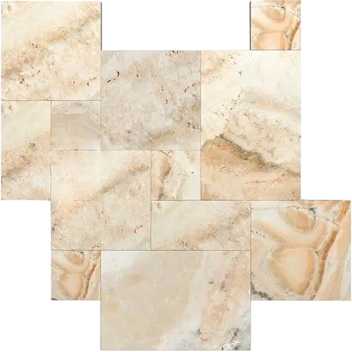 Latravonya Filled, Honed & Straight-Edged Versailles Pattern