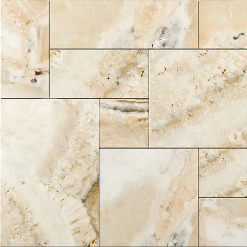 Latravonya Unfilled, Brushed & Chiseled Versailles Pattern