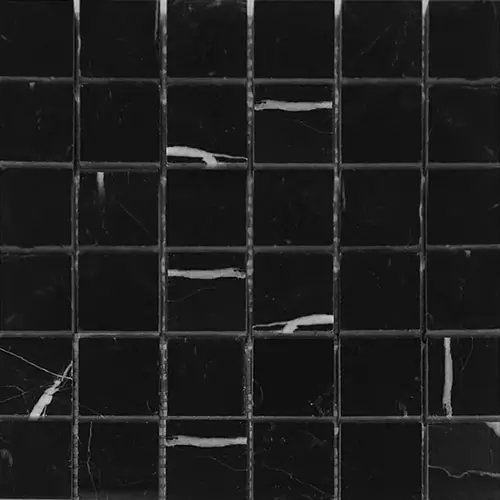 Nero Marquina 2" x 2" Mosaic