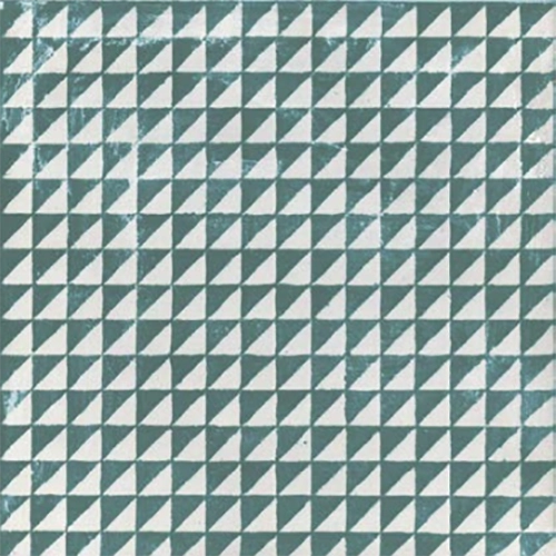 Block Triangle Verde 20" x 20"