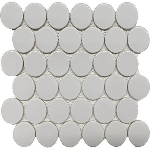 Cc Mosaics Plus White Dots Bright 2"