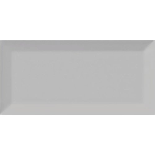 Cc Textures Tender Gray Beveled 3" X 6" Bright Glazed