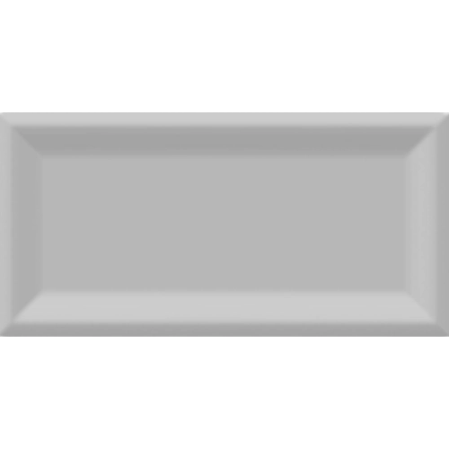 Cc Textures Tender Gray Reverse Beveled 3" X 6" Matte Glazed