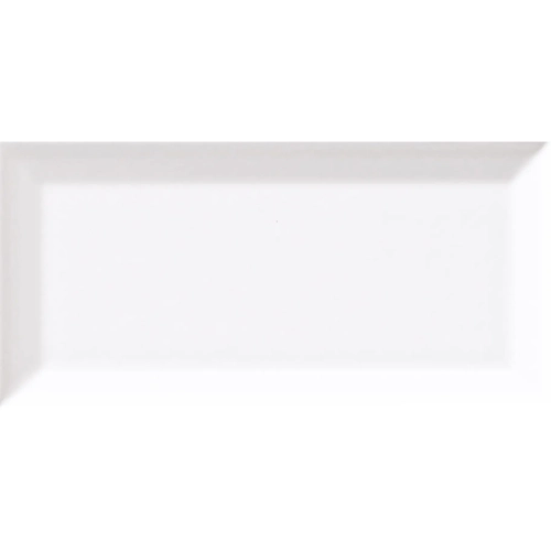 Cc Textures White Ice Beveled 3" X 6" Bright Glazed