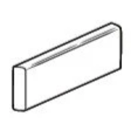 Statuary Bright 3" x 6" Surface Bullnose