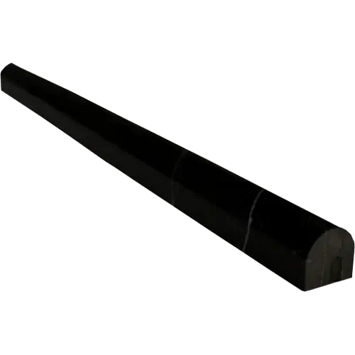 Nero Marquina Bullnose 3/4" x 12"