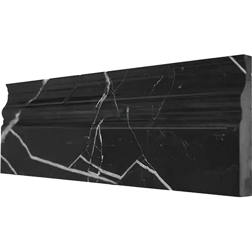 Nero Marquina Baseboard 4 3/4" x 12"
