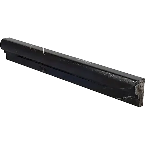Nero Marquina OG-1 Single-step Chair Rail 2" x 12"