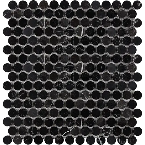 Nero Marquina Penny-Round