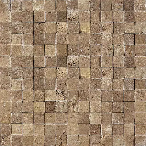 Noce Split-faced 1" x 1" Mosaic
